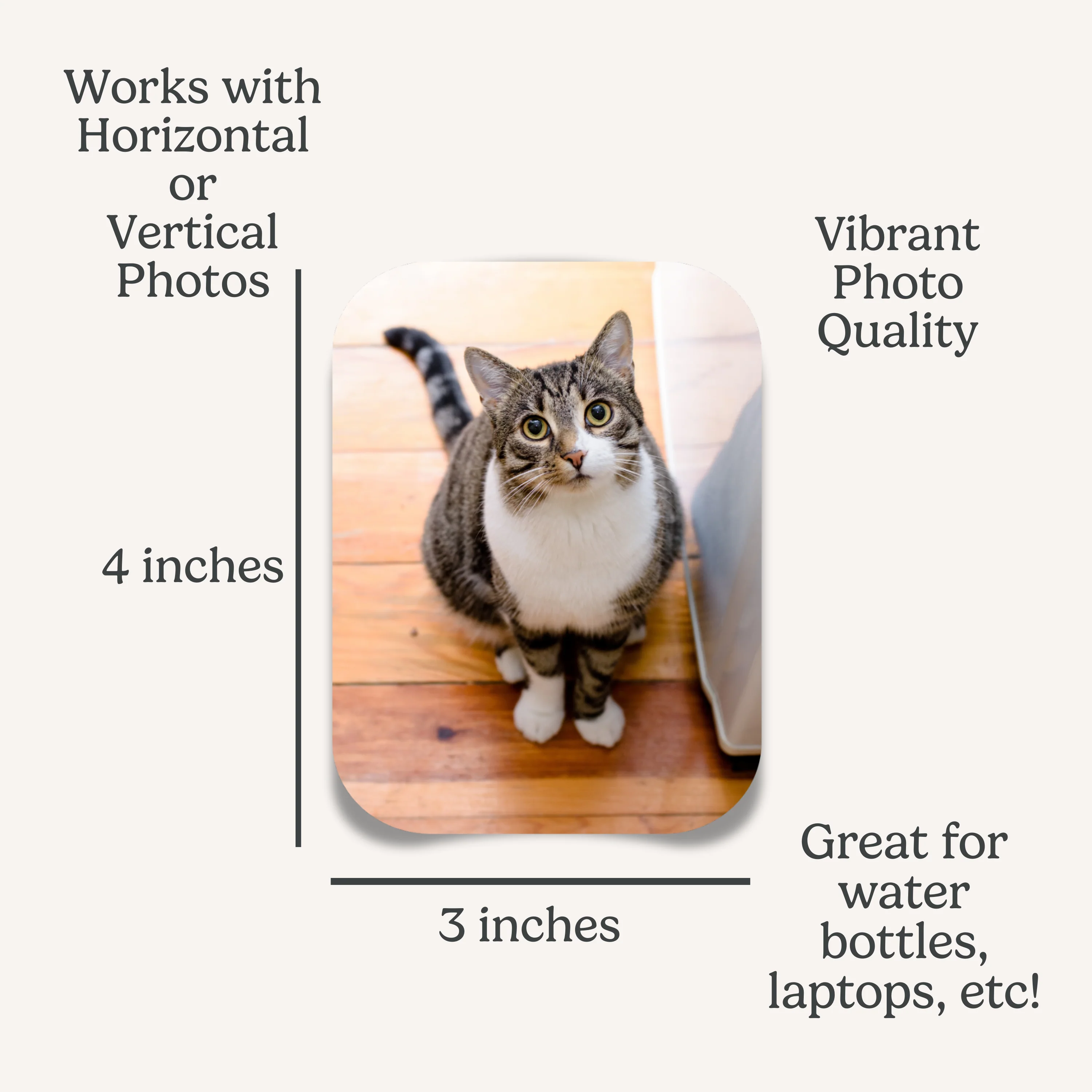 Premium Vinyl 3"x4" Photo Sticker - Image 6
