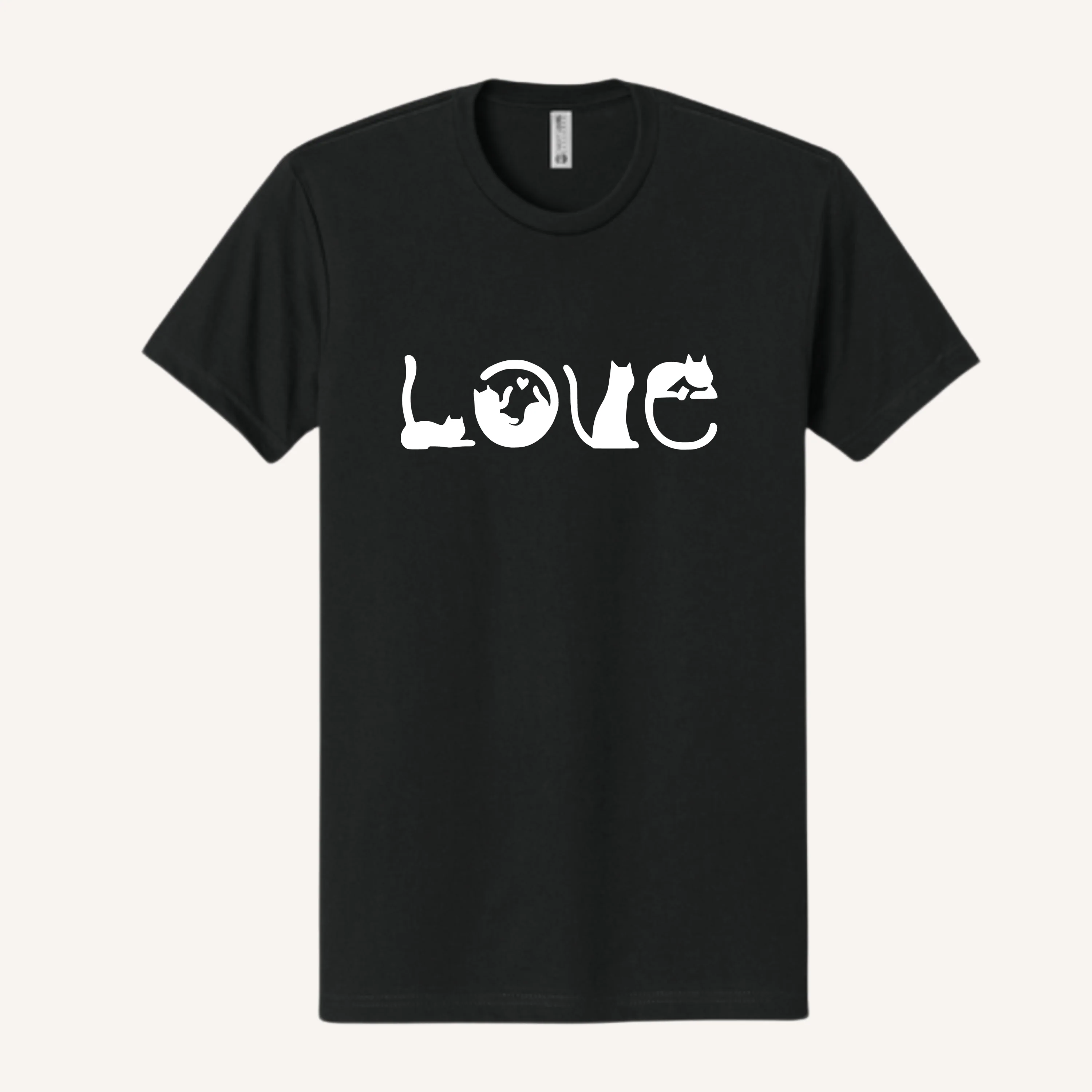 Cat Pose LOVE T-Shirt - Image 6