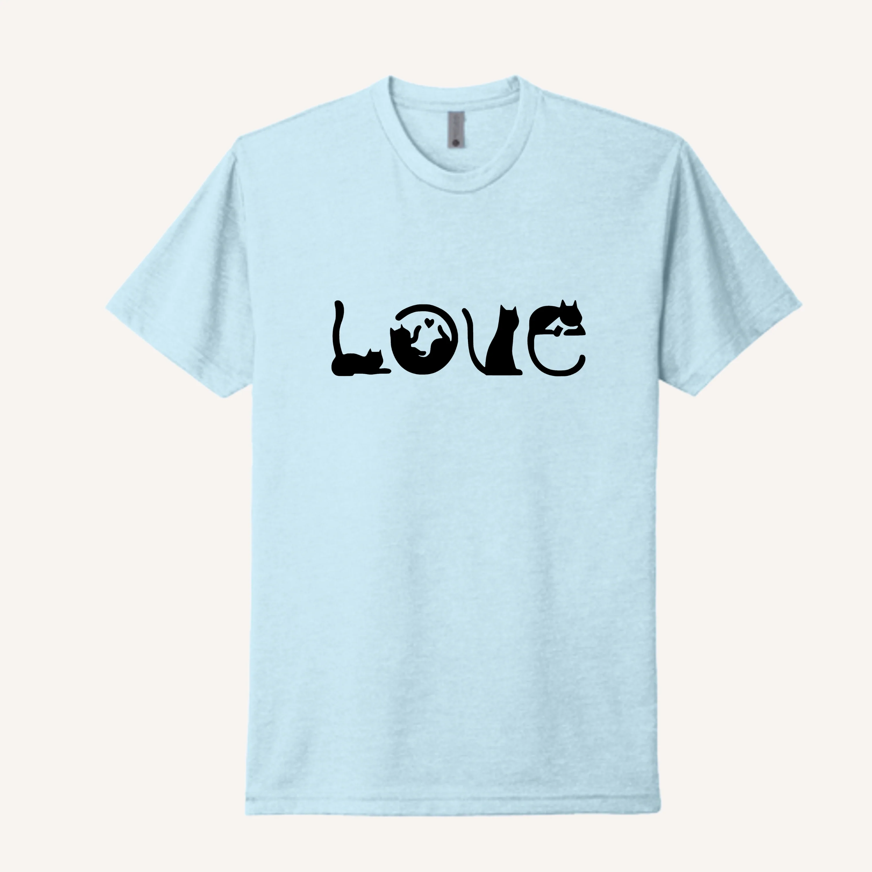 Cat Pose LOVE T-Shirt - Image 8