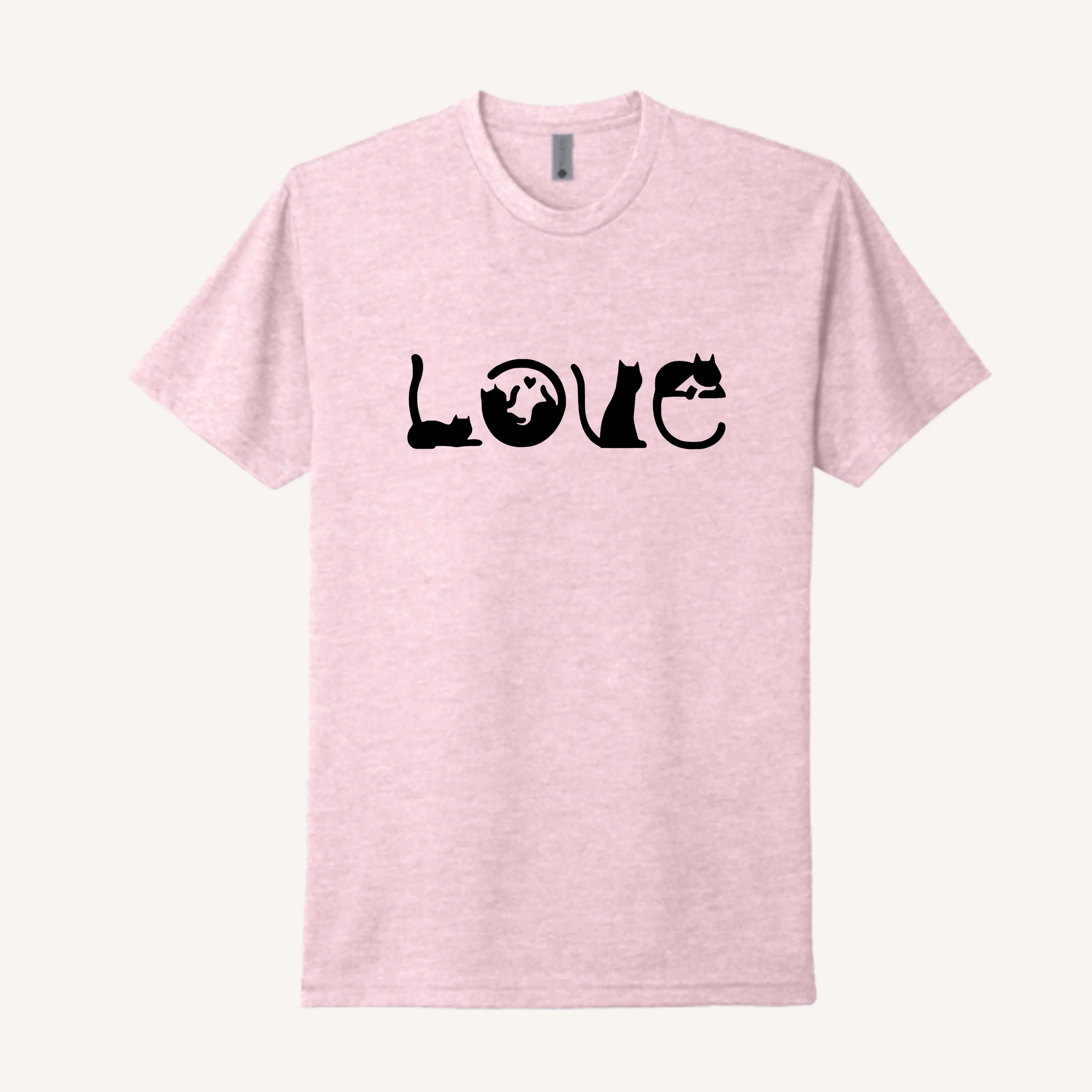 Cat Pose LOVE T-Shirt - Image 9