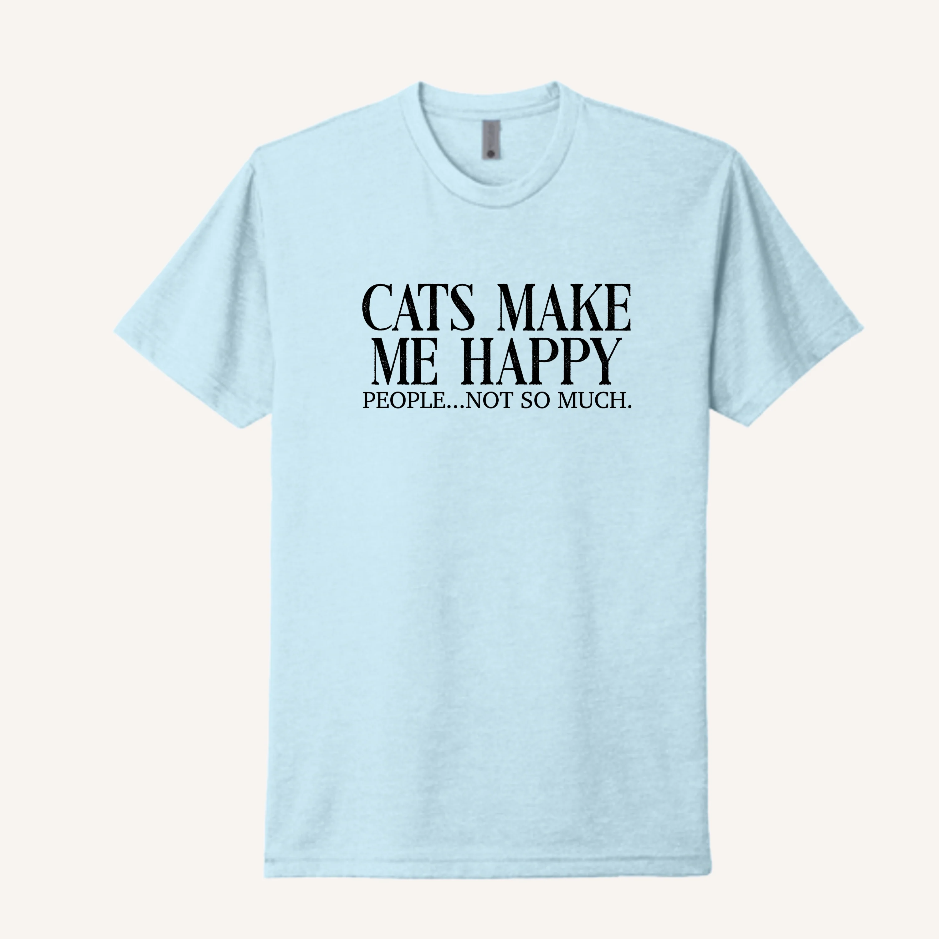 Cats Make Me Happy T-Shirt - Image 5