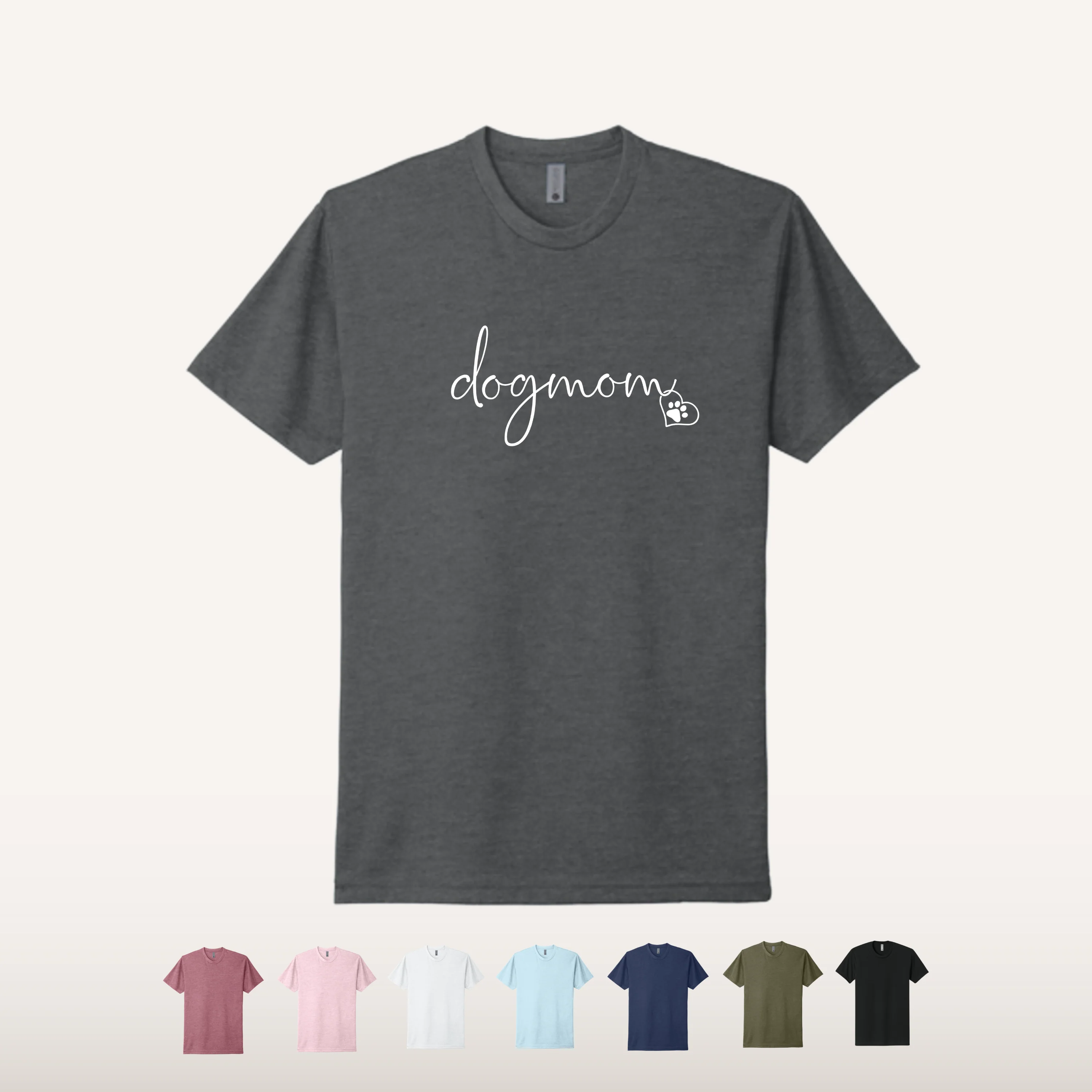 Dog Mom Script T-Shirt