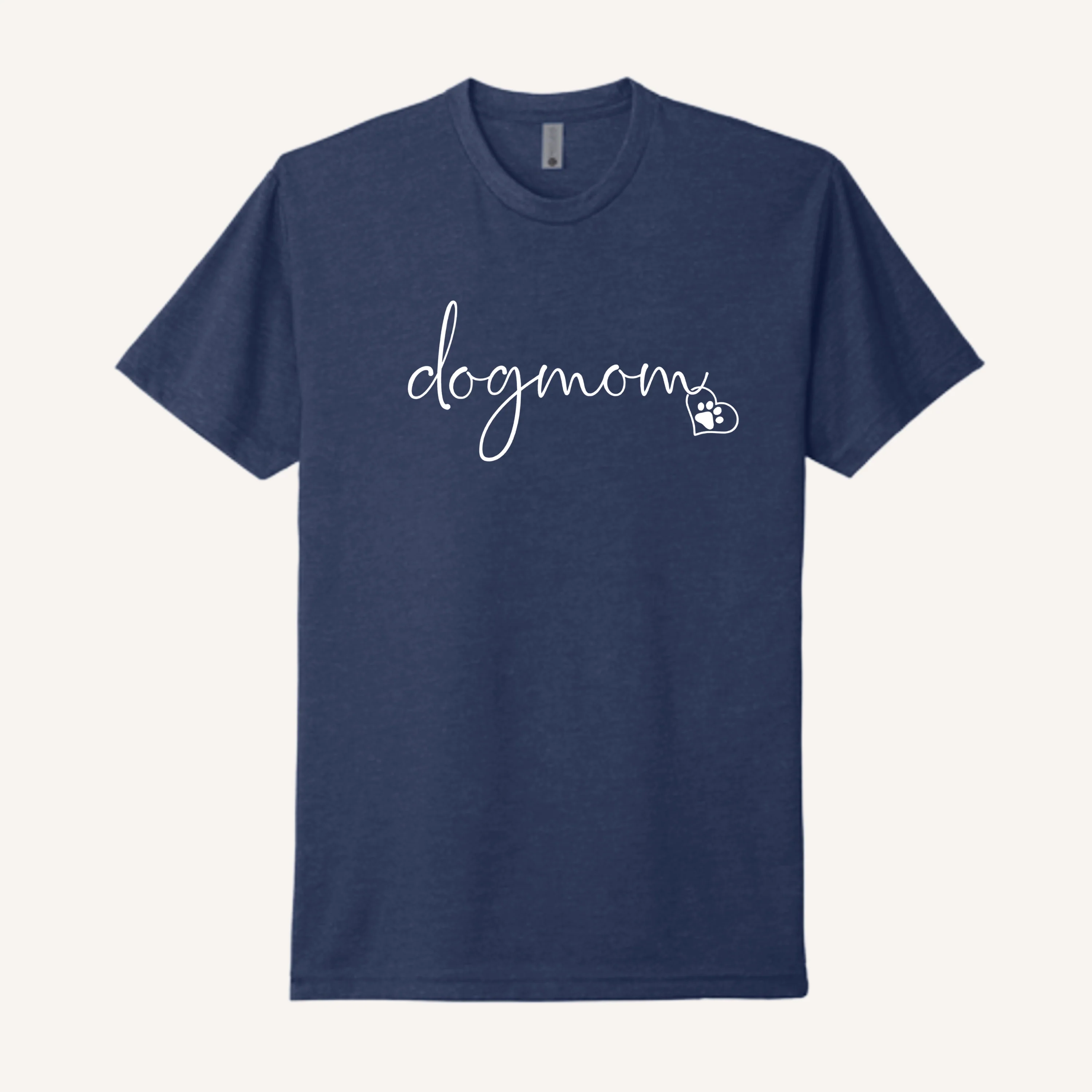 Dog Mom Script T-Shirt - Image 2