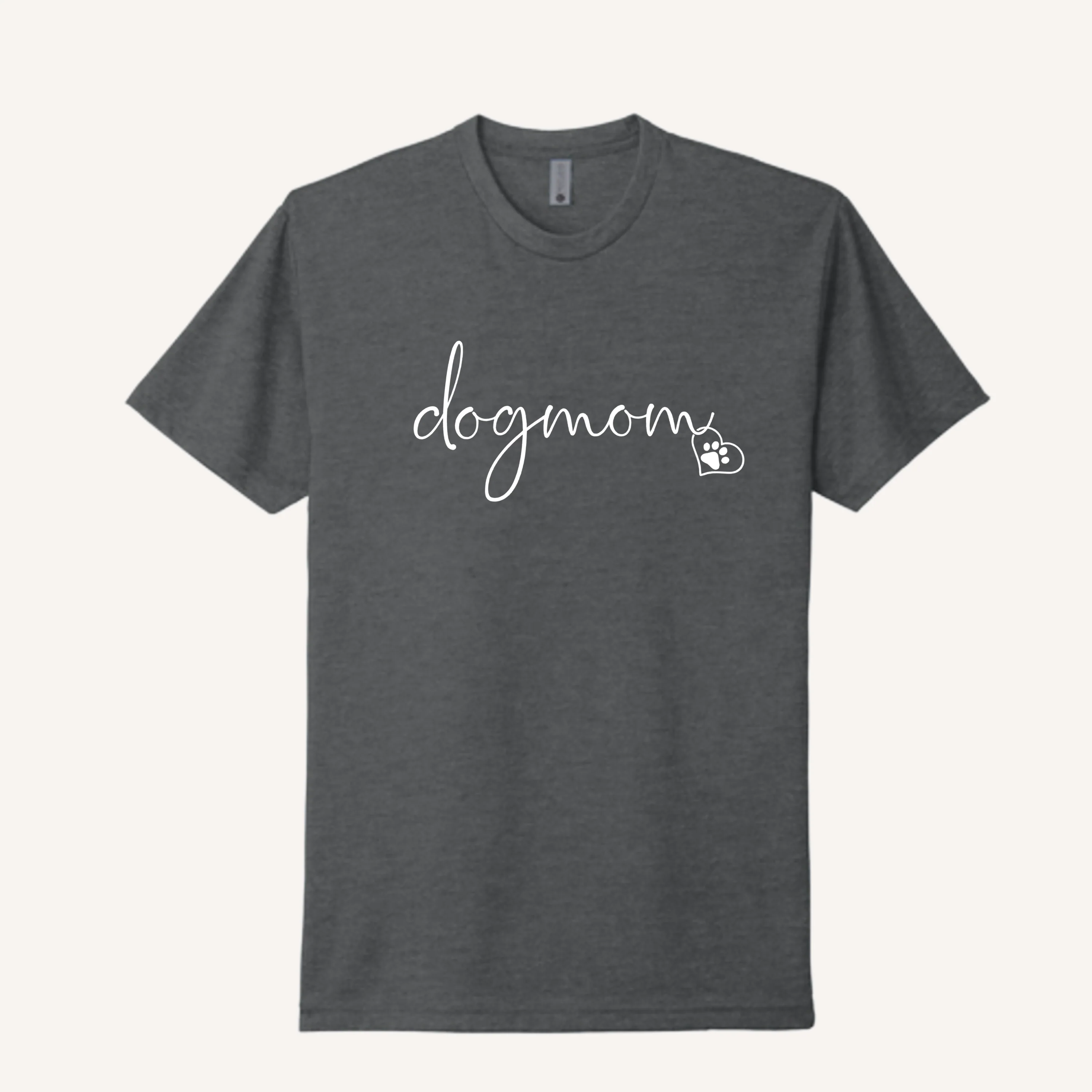 Dog Mom Script T-Shirt - Image 3