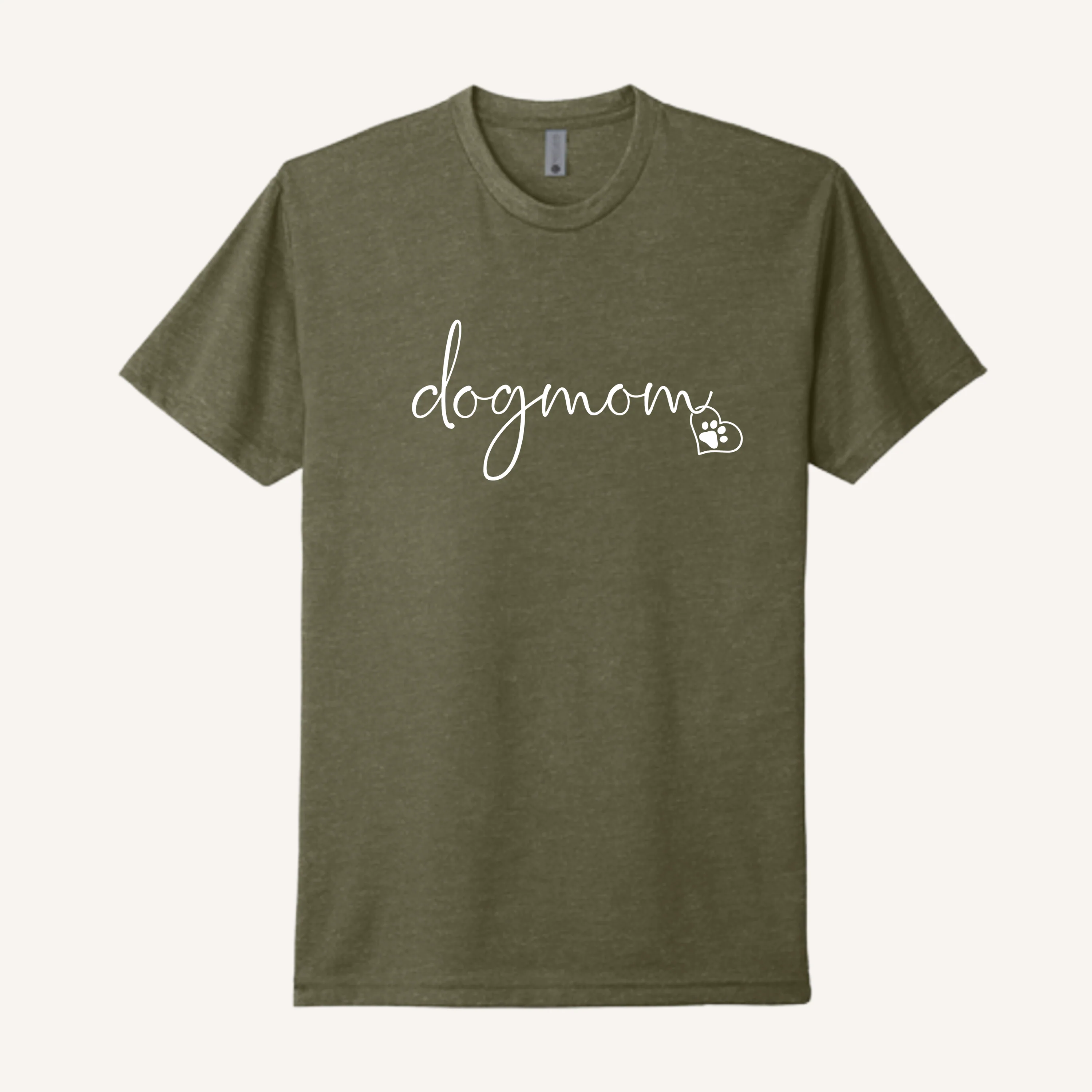 Dog Mom Script T-Shirt - Image 4