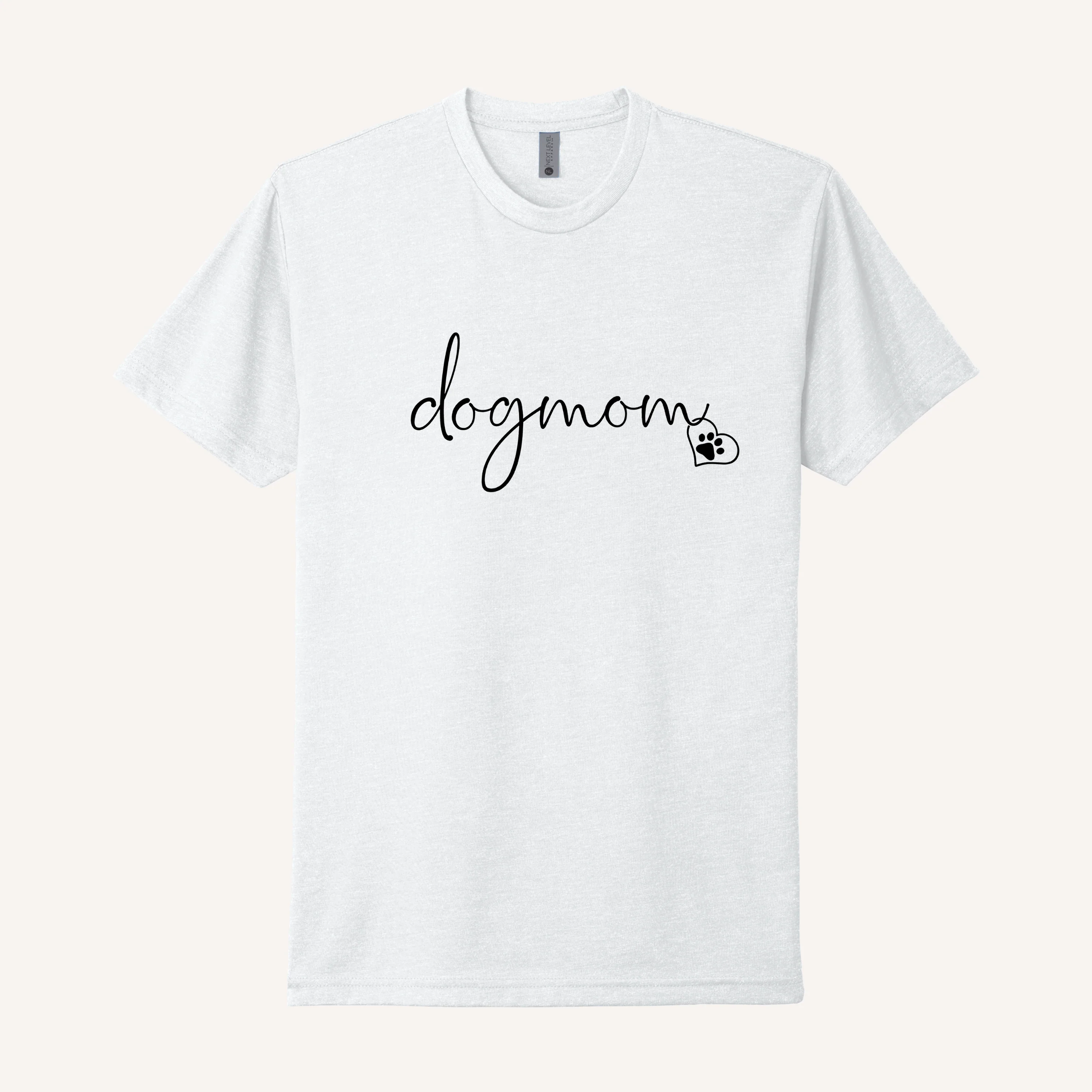 Dog Mom Script T-Shirt - Image 5