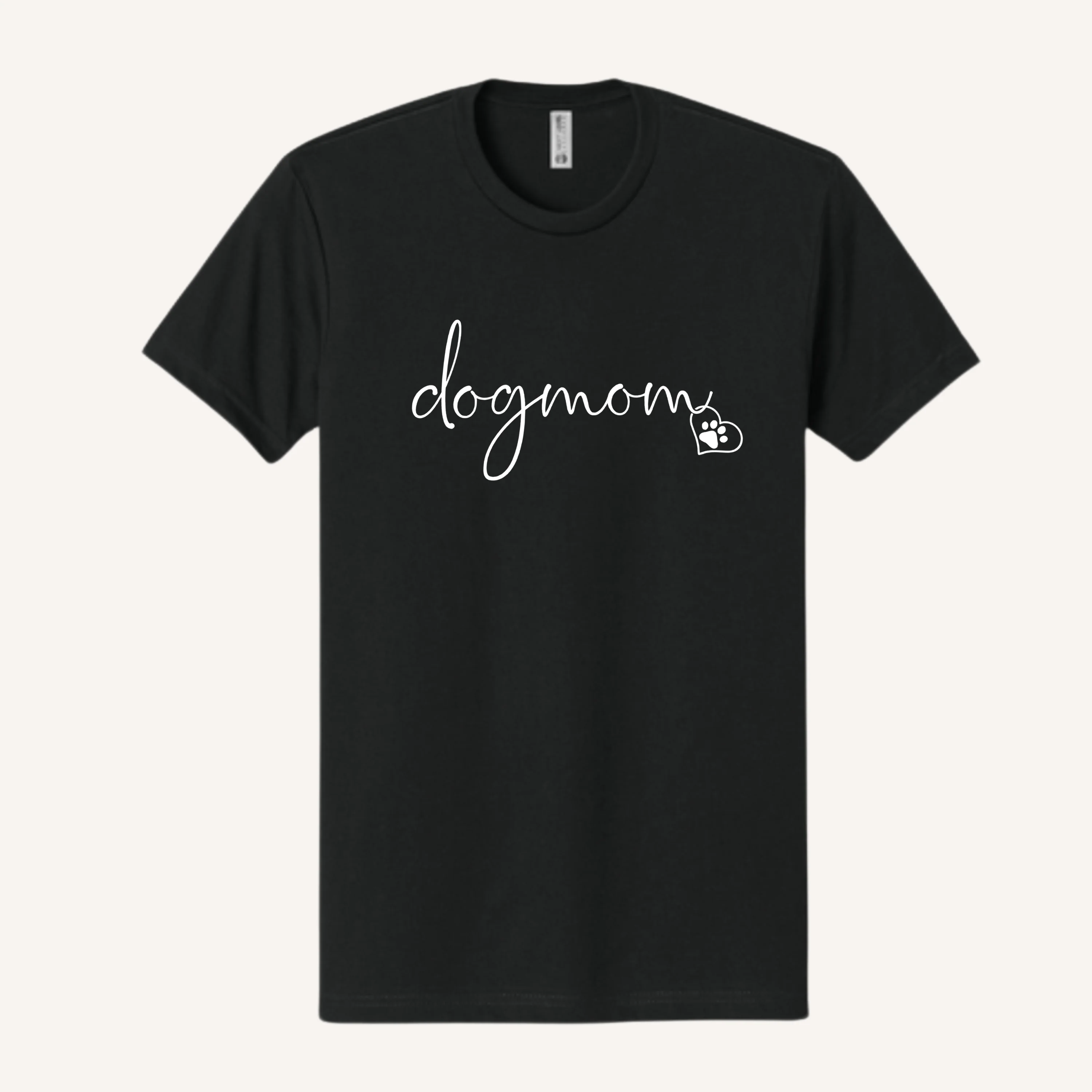 Dog Mom Script T-Shirt - Image 6