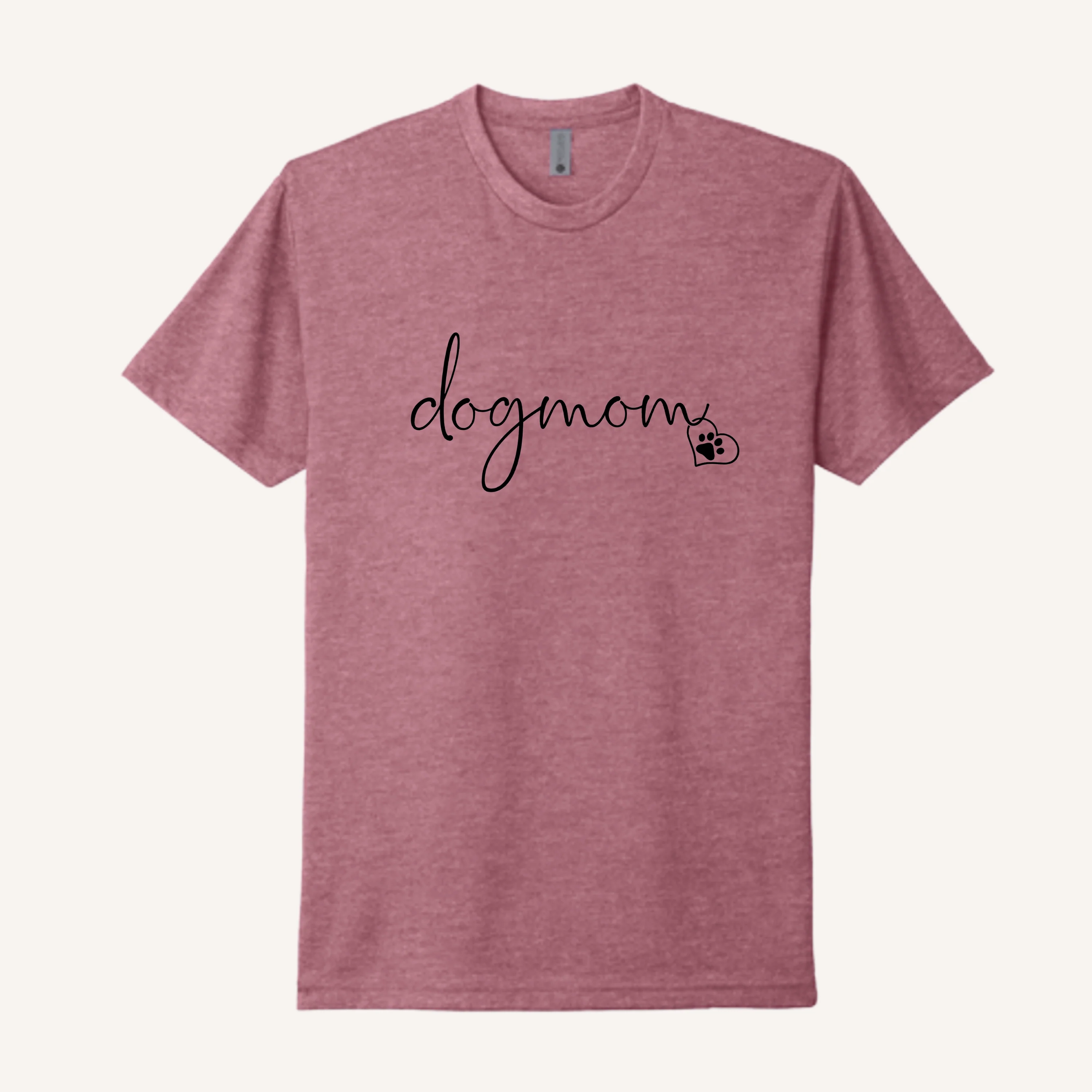 Dog Mom Script T-Shirt - Image 8