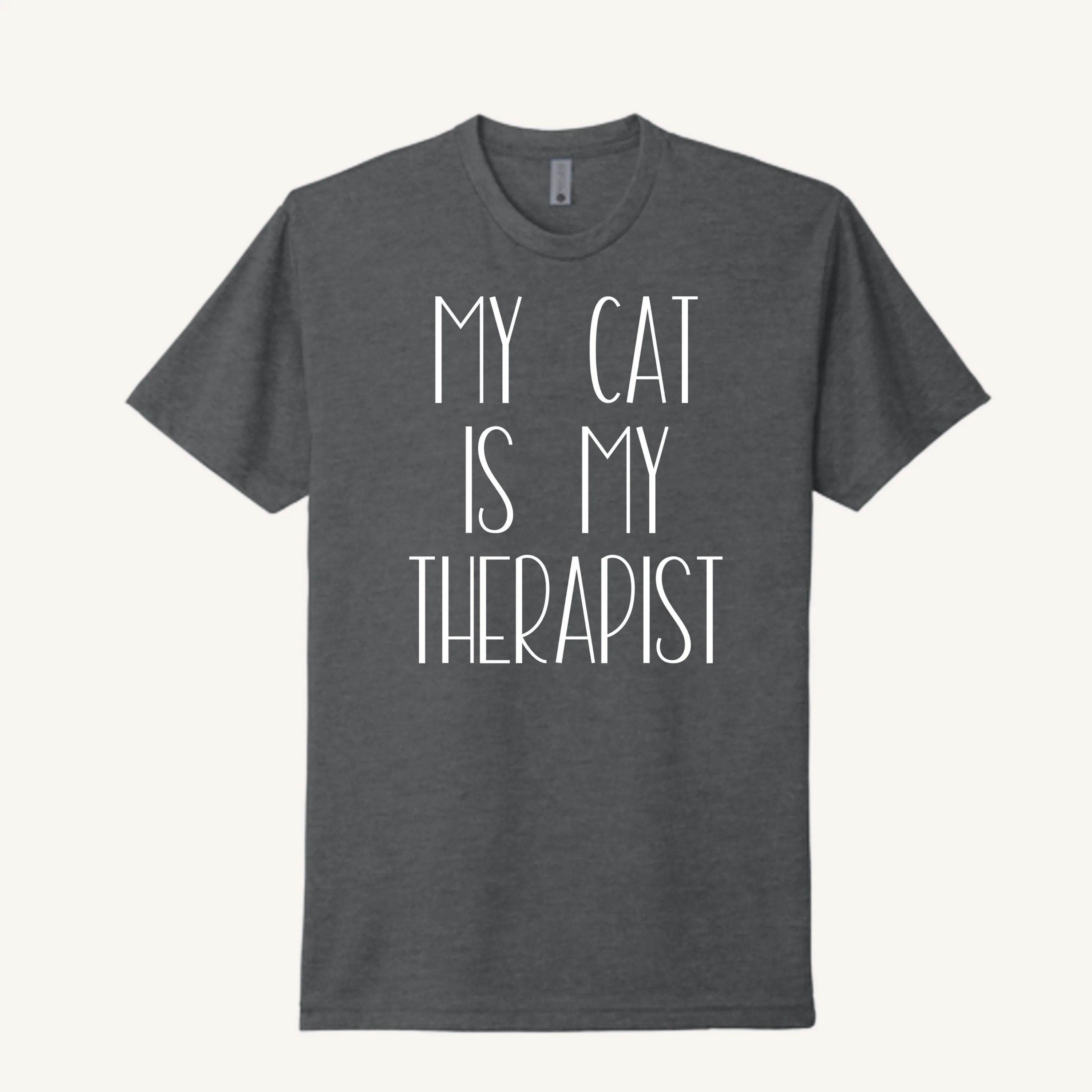 My Cat is my Therapist T-Shirt - Image 3