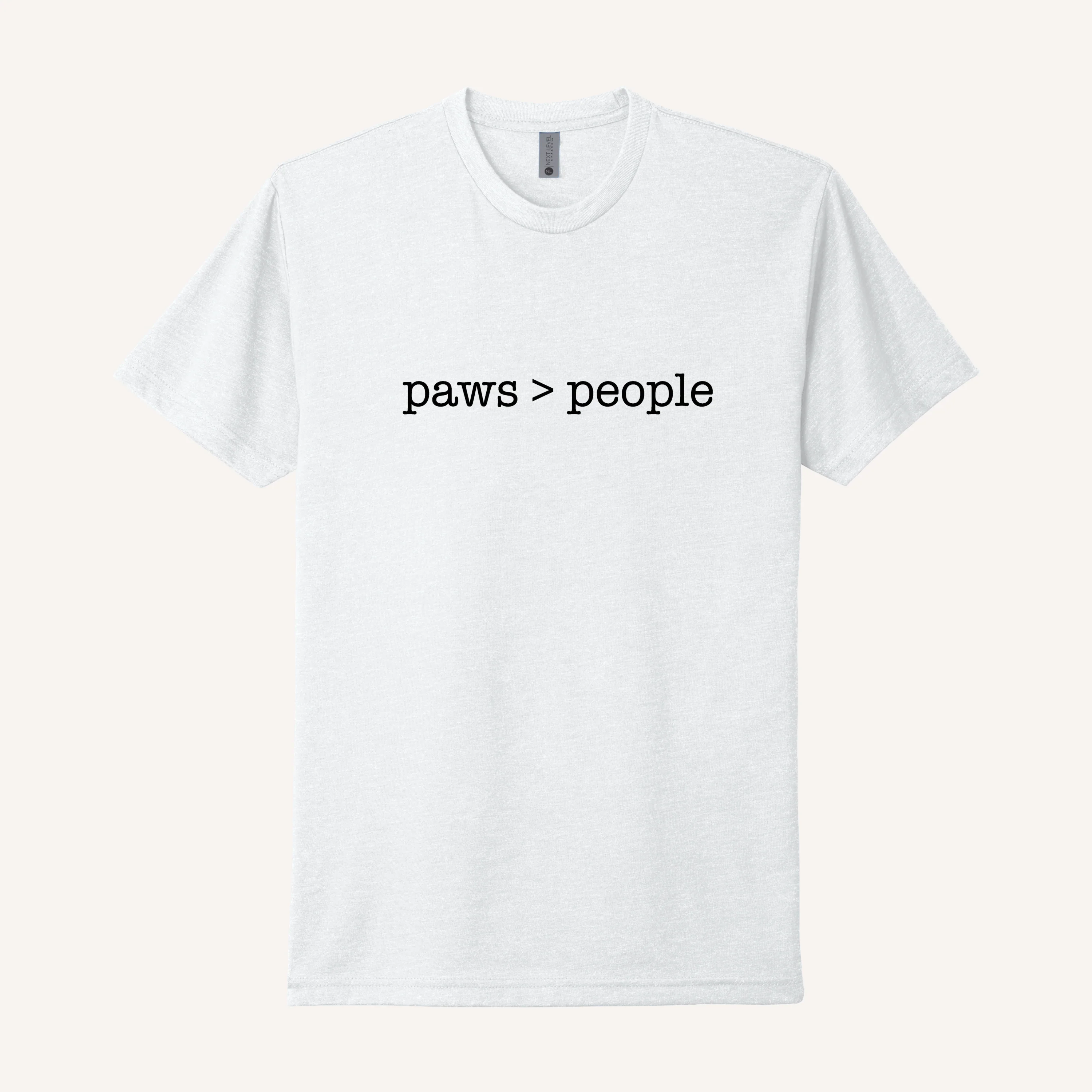 Paws Are Greater Than People T-Shirt - Image 2