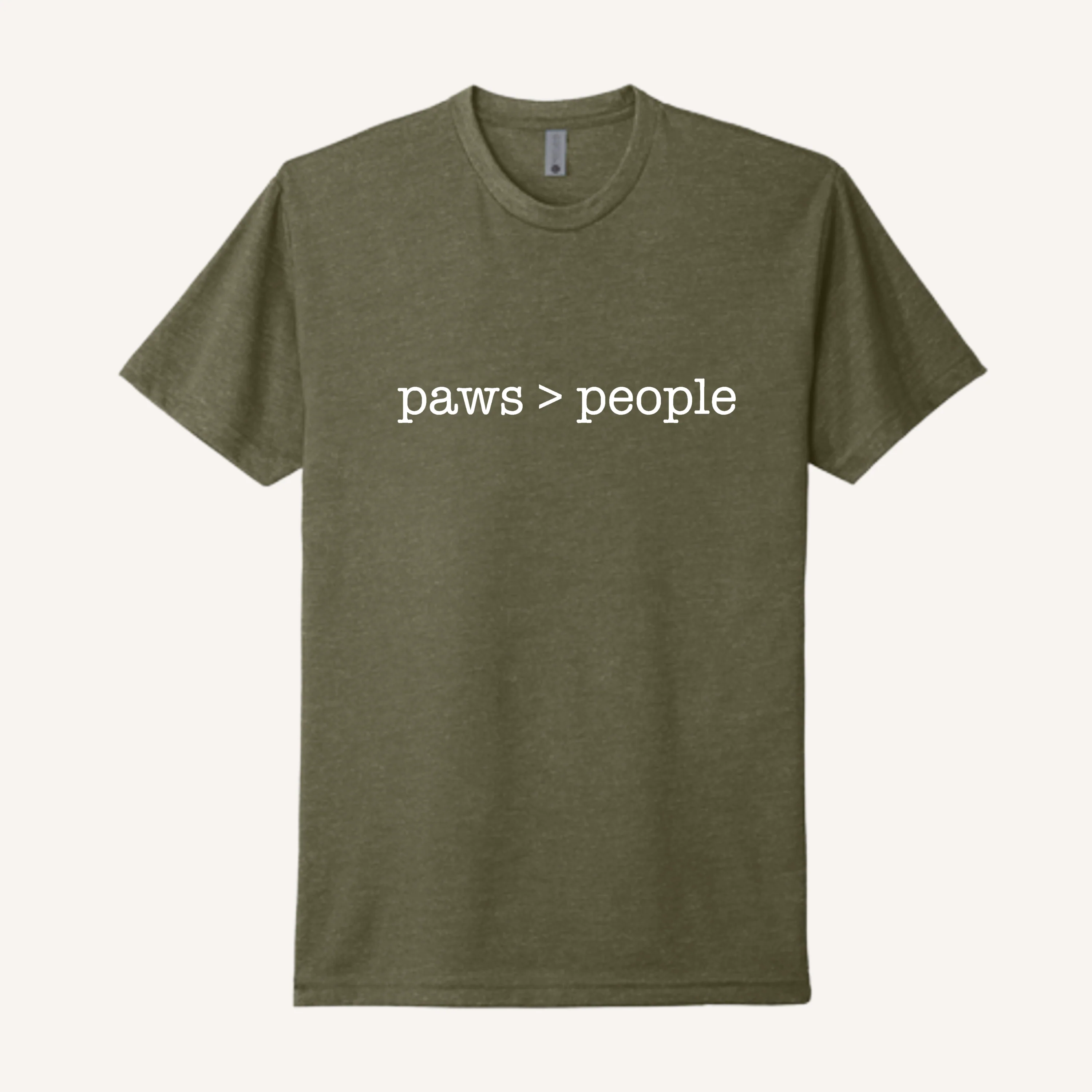 Paws Are Greater Than People T-Shirt - Image 9