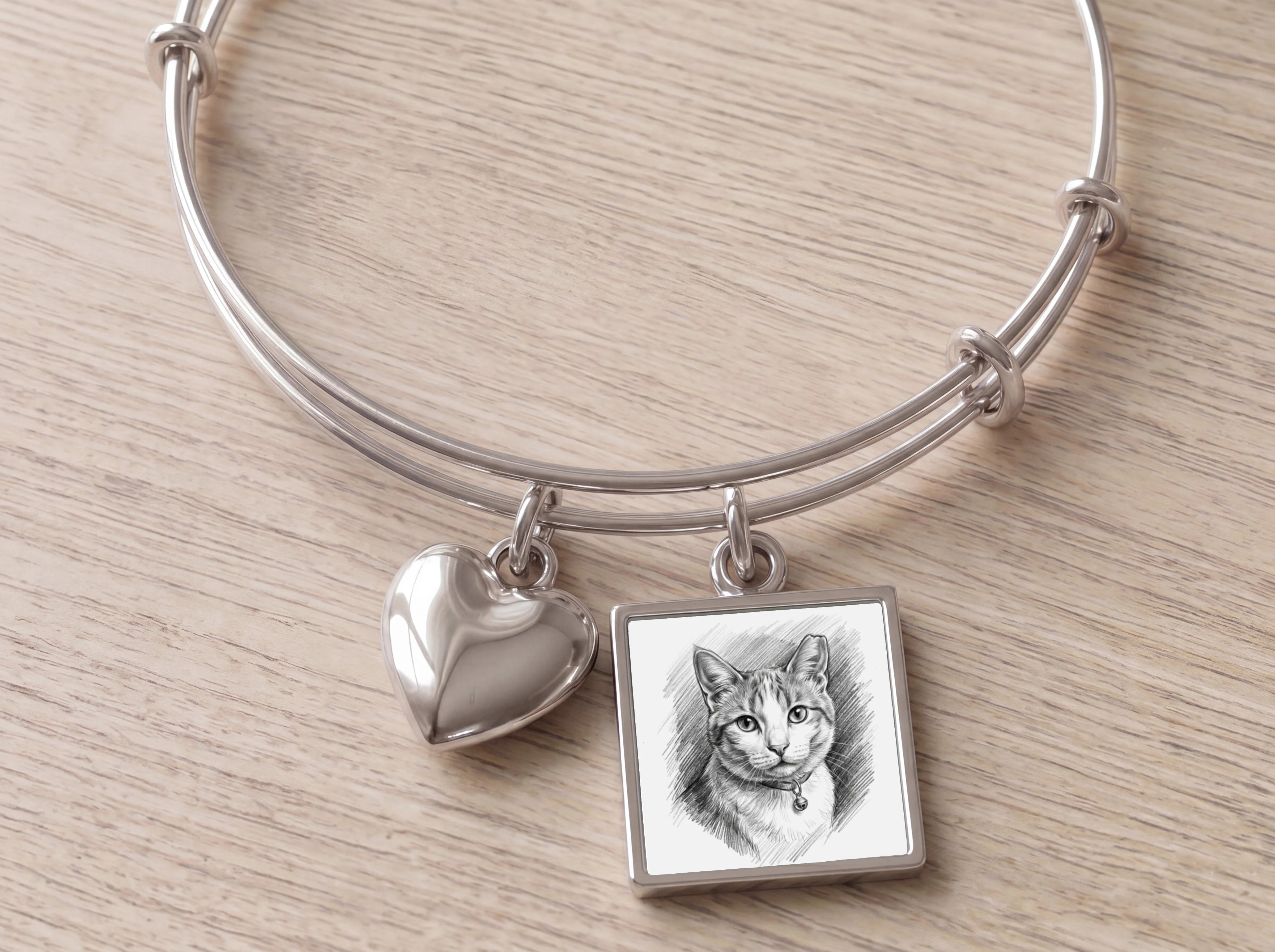 Pencil Sketch - Necklace + Bracelet Bundle - Image 4
